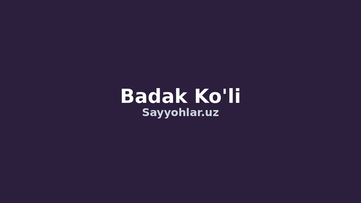 Badak ko'li